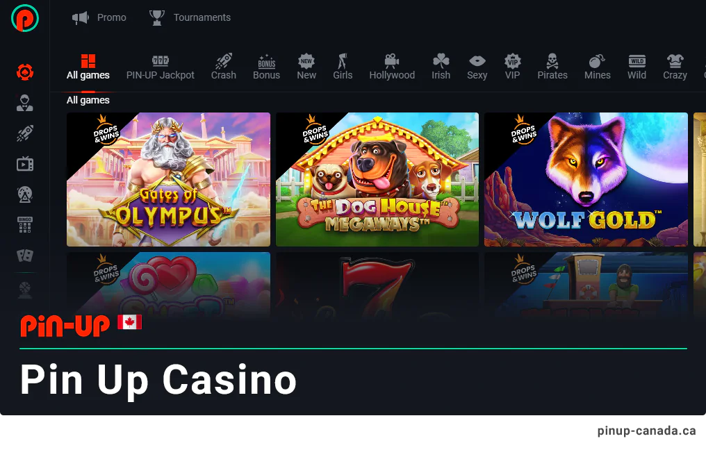 About Pin Up Canada Casino Betting Opportunities