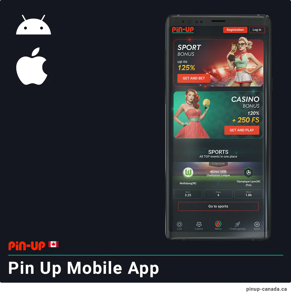 About Pin Up Canada Mobile App for iOS and Android