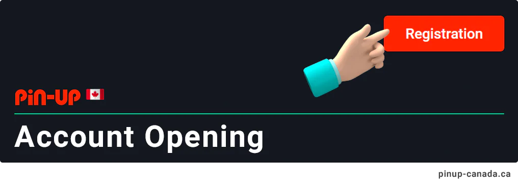 Terms of account opening at Pin Up Casino