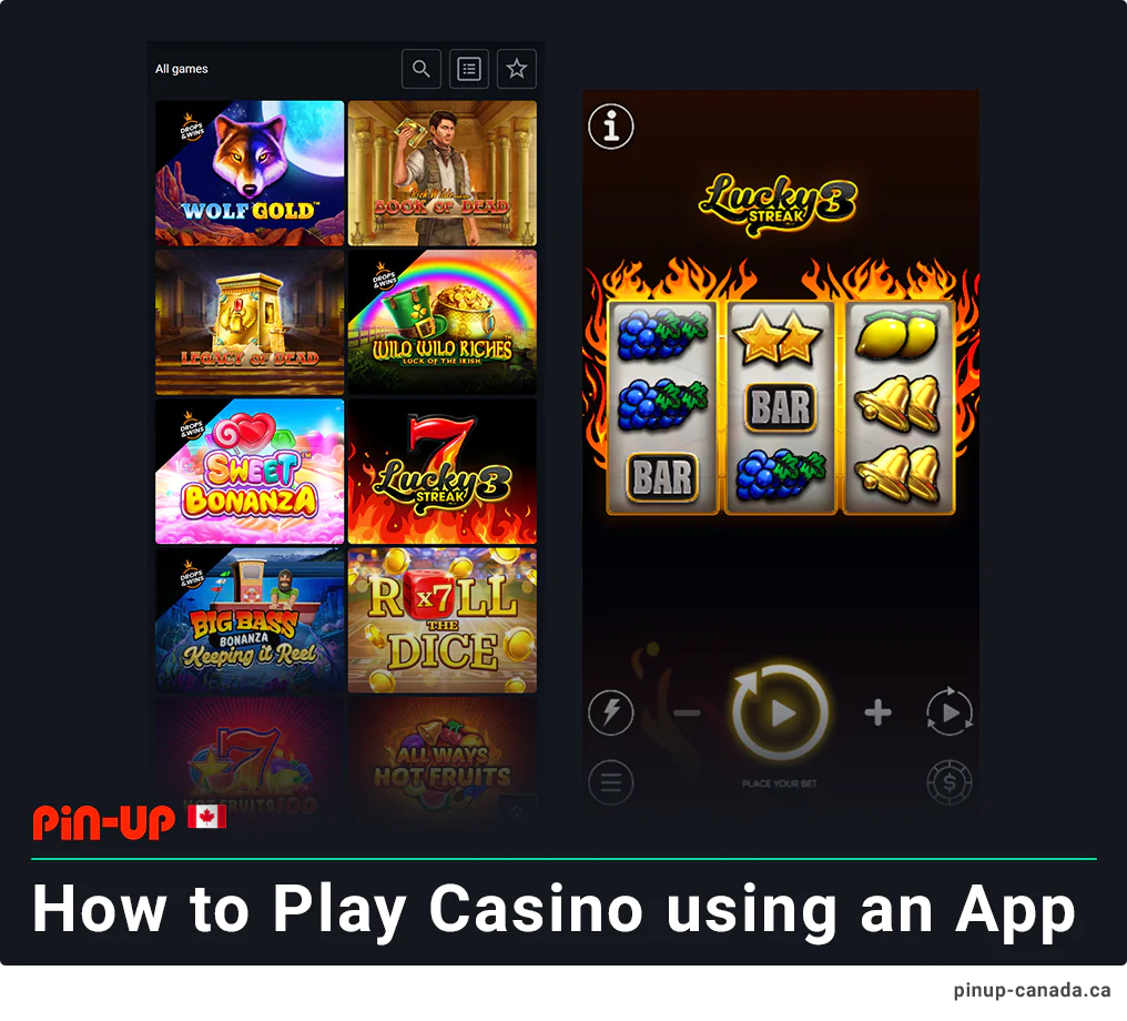 How to Play Pin Up Casino using Mobile Application