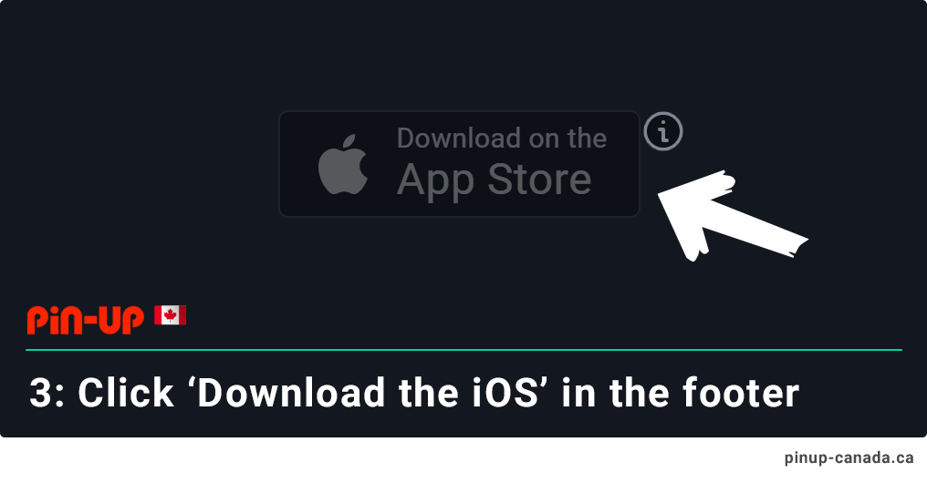 Click on 'Download' button in the footer to download Pin Up App for iOS