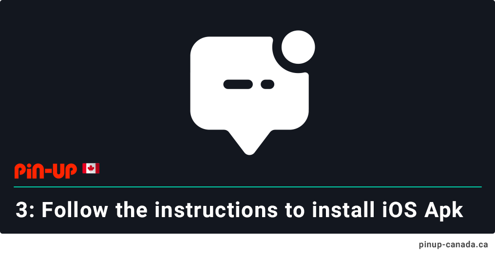 Follow the instructions to install Pin Up for iOS