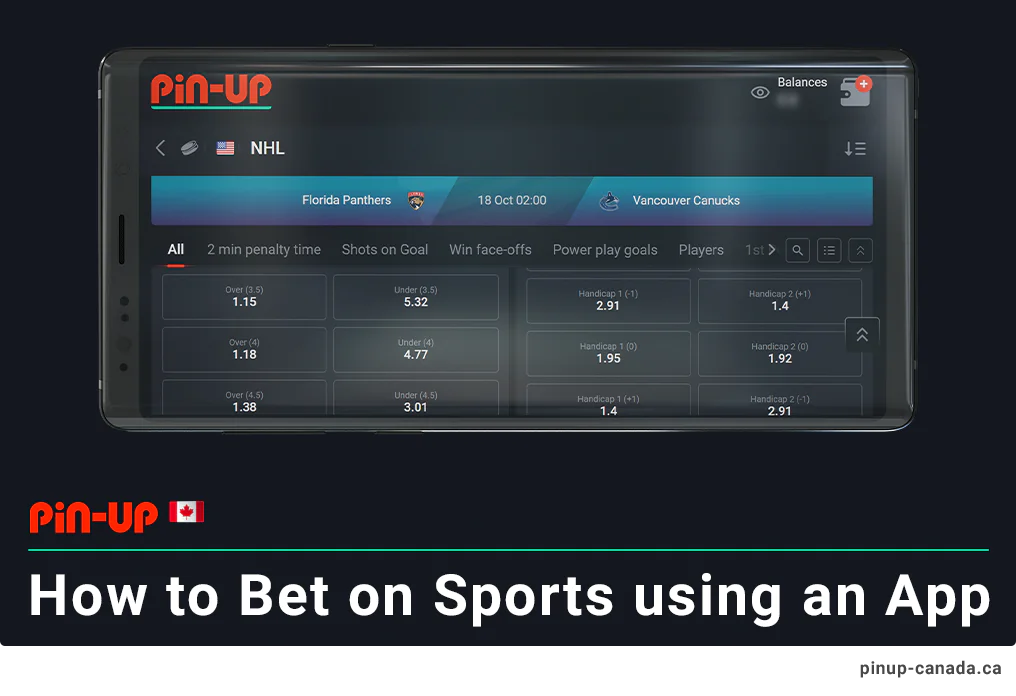 How to bet on sports using Pin Up Mobile App for Android or iOS