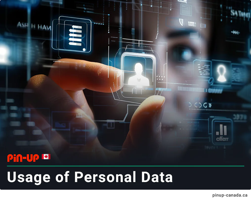 Pinup Usage of Personal Data