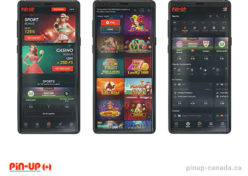 Application mobile Pin Up pour Android et iOS