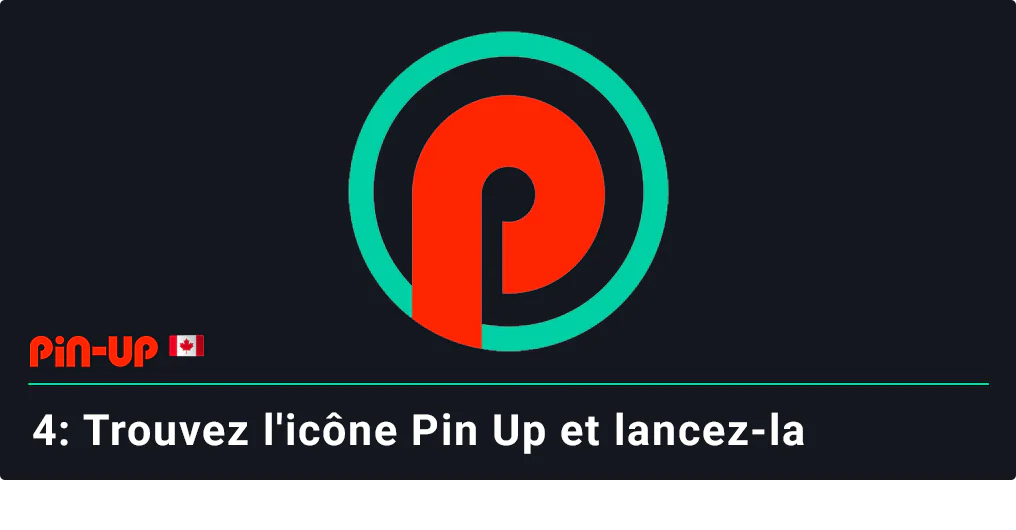 Recherchez l'icône Pin Up sur l'écran d'accueil de l'iPhone et lancez-la
