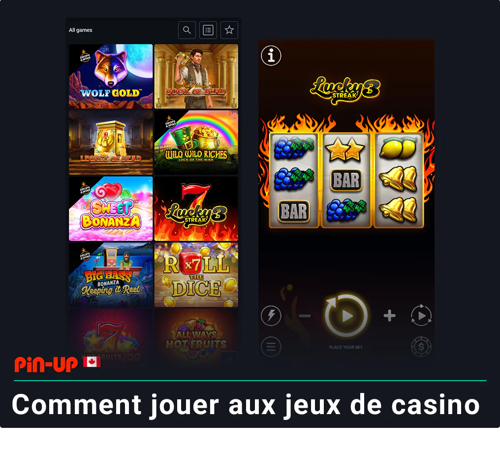 Comment jouer à Pin Up Casino à l'aide de l'application mobile