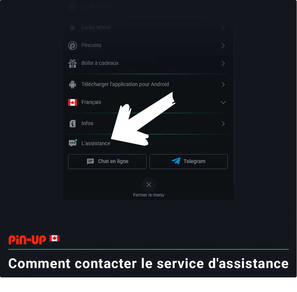 Comment contacter le service clientèle de Pin Up