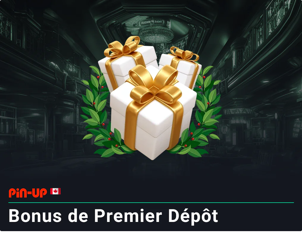 Pin Up Les joueurs canadiens peuvent obtenir un bonus de bienvenue pour le casino ou les paris sportifs.