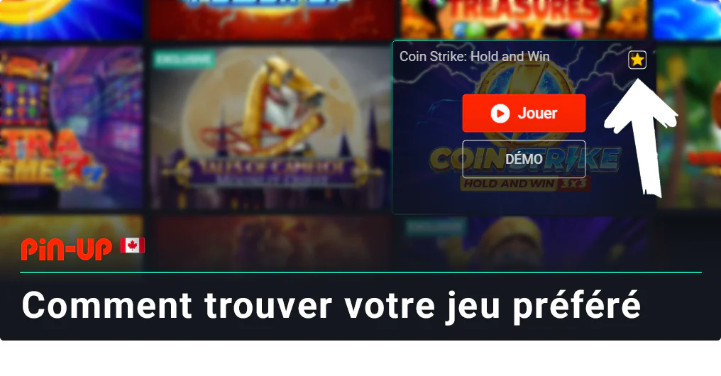 Comment trouver votre jeu de casino préféré - Instructions complètes - Pin Up Canada