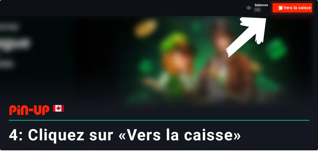 Cliquez sur le bouton «À la caisse» - Pin Up