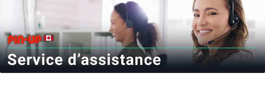 Le service client Pin Up est à votre disposition 24 heures sur 24, 7 jours sur 7