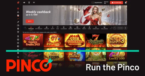 Run the Pinco casino app