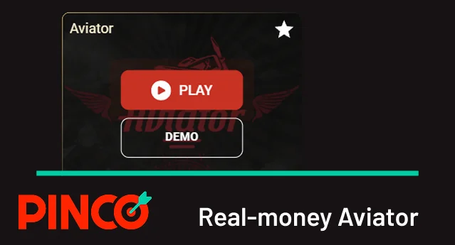 Switch to the real-money Pinco Aviator mode