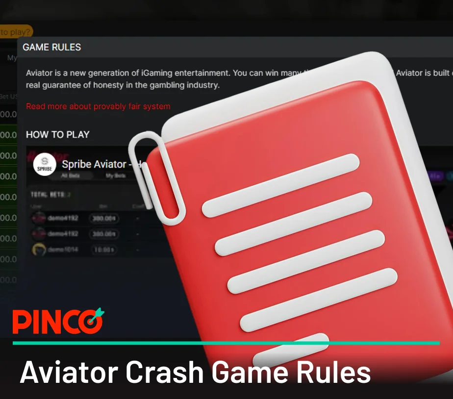 Pinco Aviator Crash Game Rules