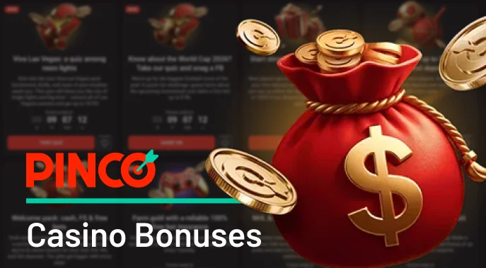 You can claim any current temporary Pinco bonus