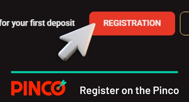 Register on the Pinco Casino
