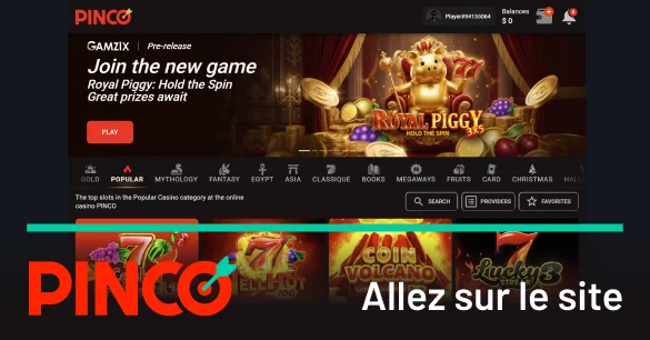Rendez-vous sur le site original de Pinco Canada