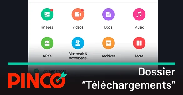 De votre appareil Android pour trouver l’APK Pinco