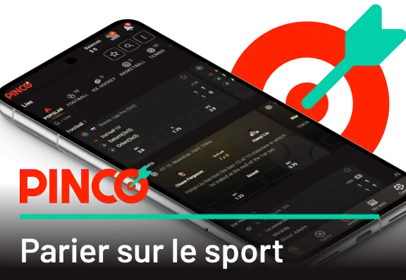 Comment parier sur le sport à l'aide de l'application mobile Pinco pour Android ou iOS