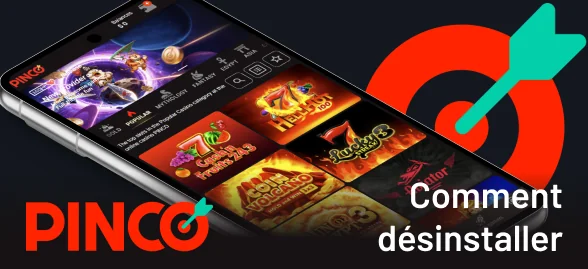 Le processus de désinstallation de l'application Pin Up est simple