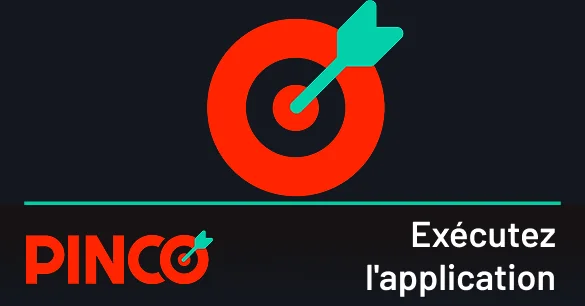 Trouvez l’icône Pinco sur votre écran d’accueil