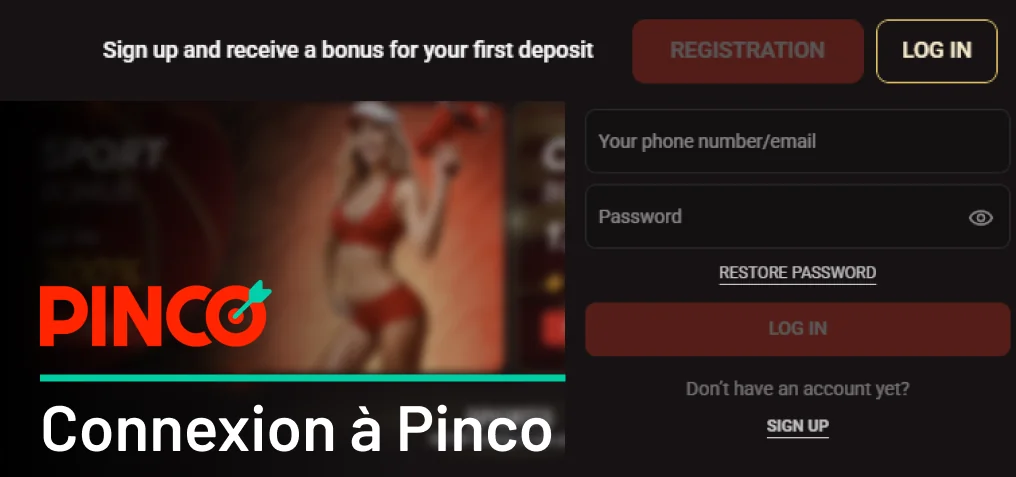 Comment se connecter à Pinco Canada