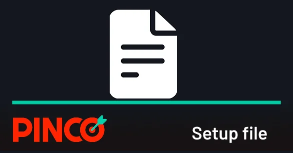 Click the setup file Pinco