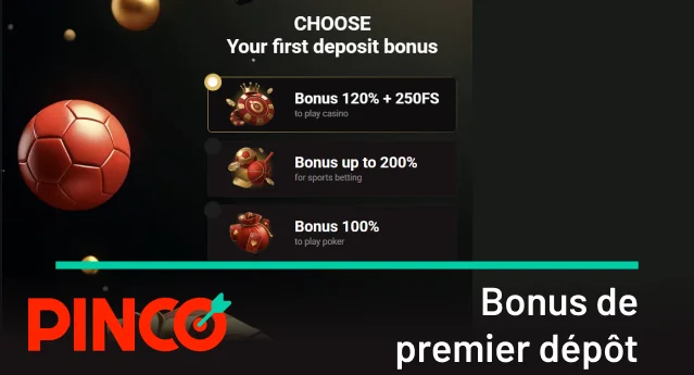 Acceptez le Pinco bonus