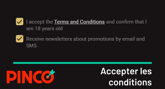 Saisissez le Pinco code bonus