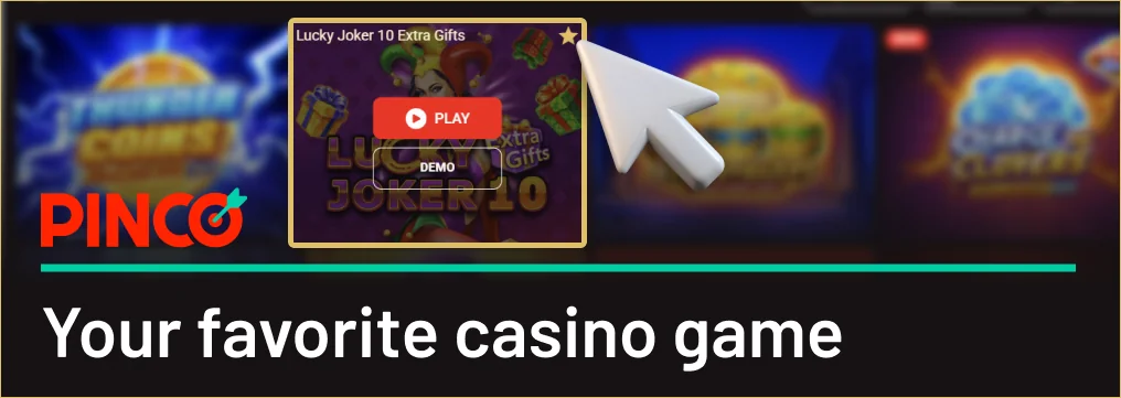 How to find your favorite casino game - Full Instruction - Pinco Canada