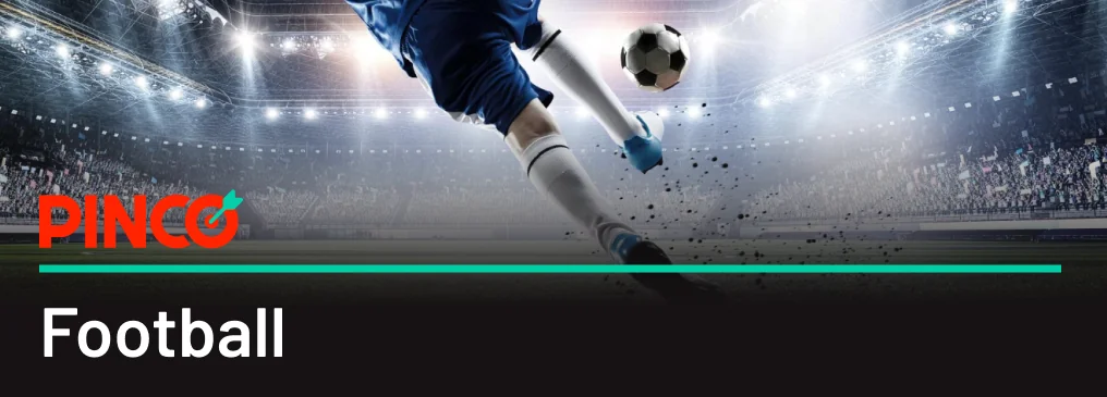 Football has a strong presence in the Pinco sportsbook