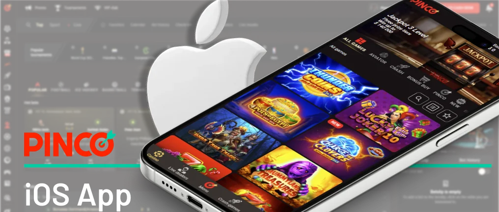 Pinco app is available for iOS