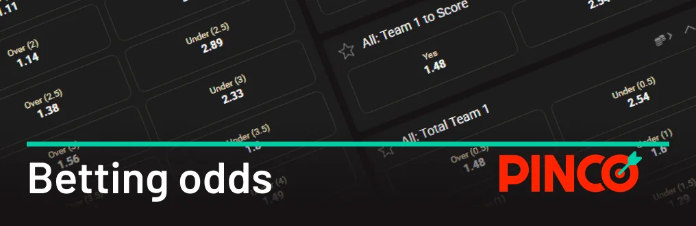 Pinco have a good grasp of the odds formats