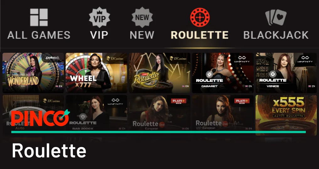 L'emblématique jeu de casino Pinco possède de nombreuses variantes en ligne avec les mêmes règles