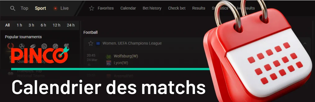 Suivez vos événements sportifs préférés grâce à la fonction