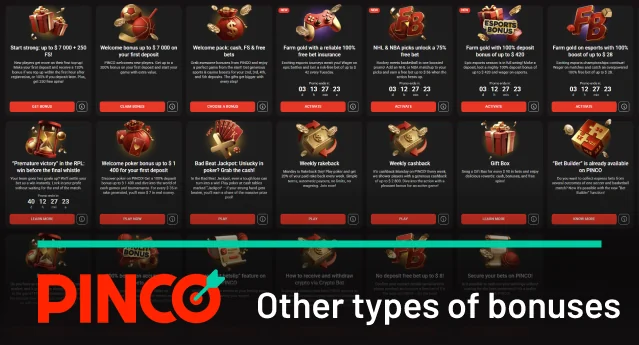 Pinco offers plenty of many gifts