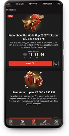 Pinco casino app bonus page