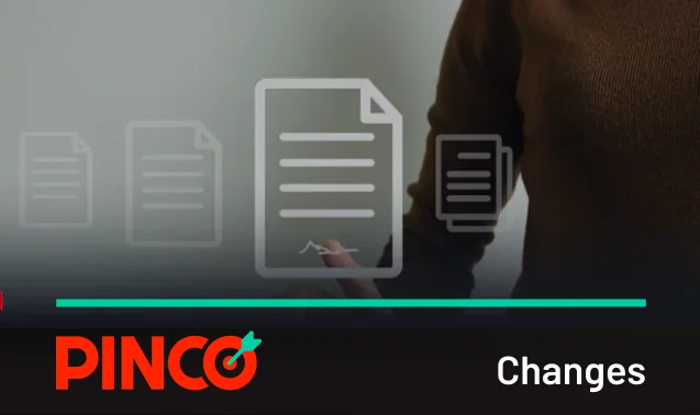 Pinco website reserves a right to make any kind of changes