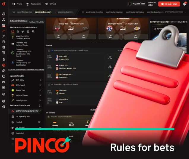 Check out the Pinco main rules