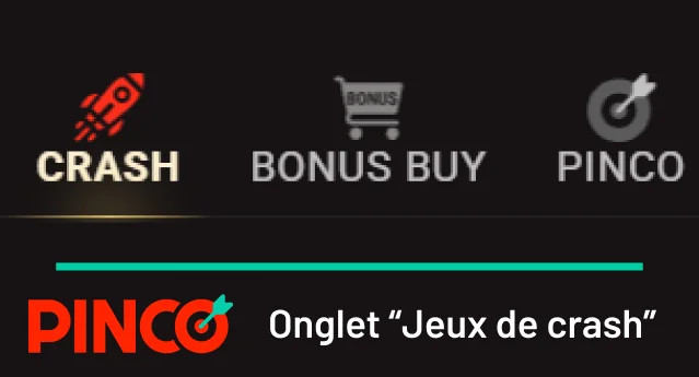 « Jeux Crash » et trouvez le jeu de casino Aviator Pinco