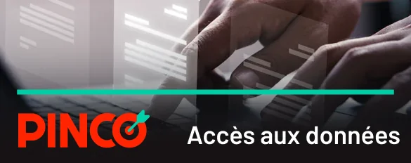 Modes d'accès aux données Pinco pour les utilisateurs