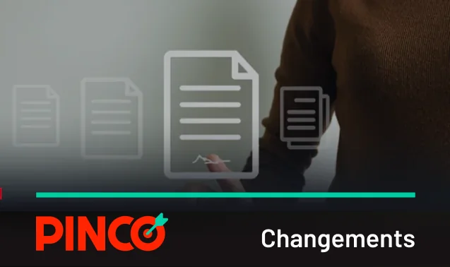 Pinco peut modifier les conditions générales et en informera ses utilisateurs